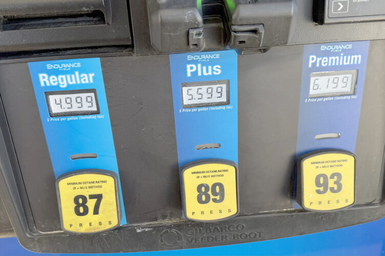 Gas prices drag on economy, but partly offset by tax refunds, AI boom